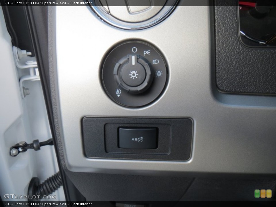Black Interior Controls for the 2014 Ford F150 FX4 SuperCrew 4x4 #88147550