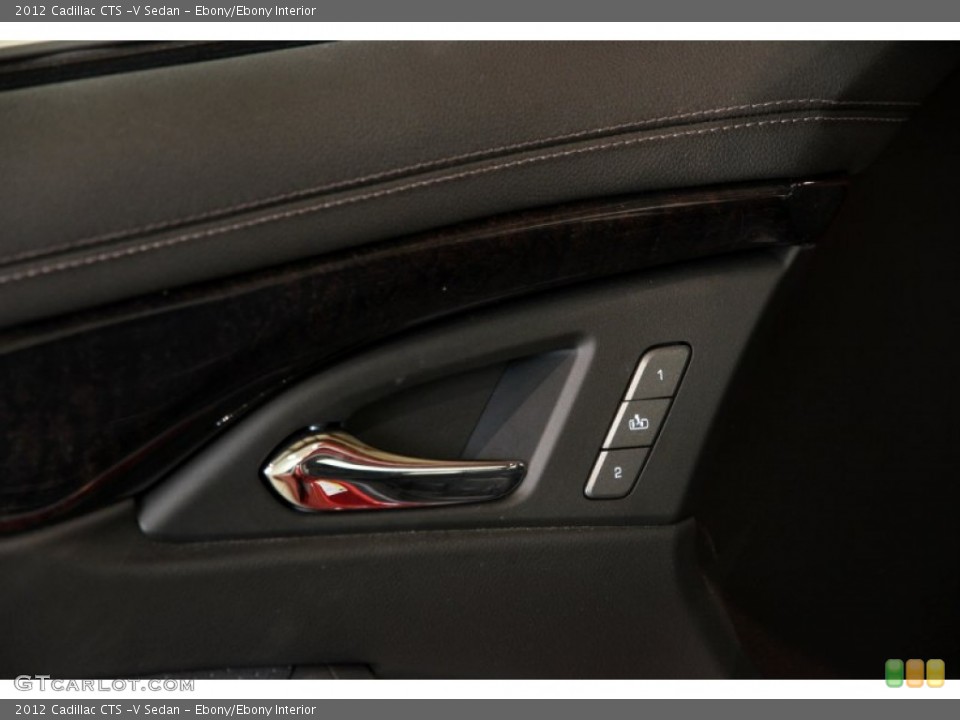 Ebony/Ebony Interior Controls for the 2012 Cadillac CTS -V Sedan #88147730