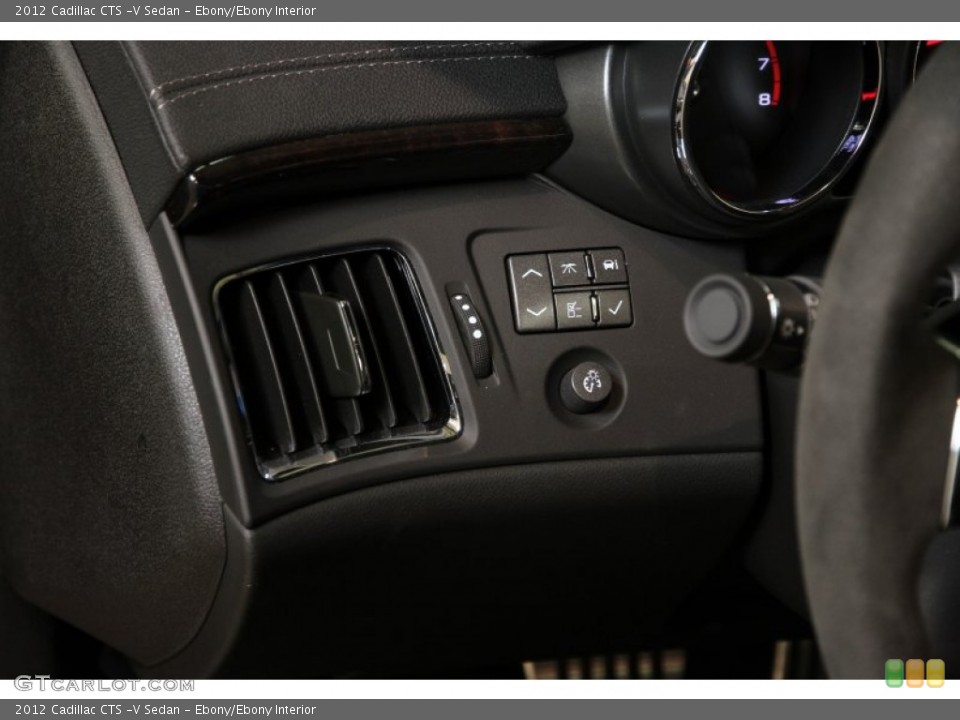 Ebony/Ebony Interior Controls for the 2012 Cadillac CTS -V Sedan #88147828