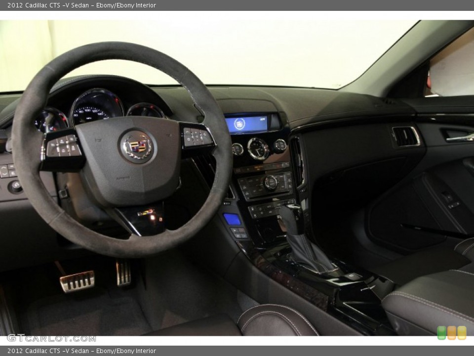 Ebony/Ebony Interior Dashboard for the 2012 Cadillac CTS -V Sedan #88147850