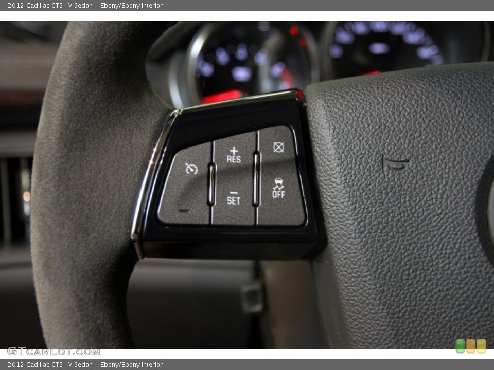 Ebony/Ebony Interior Controls for the 2012 Cadillac CTS -V Sedan #88147895