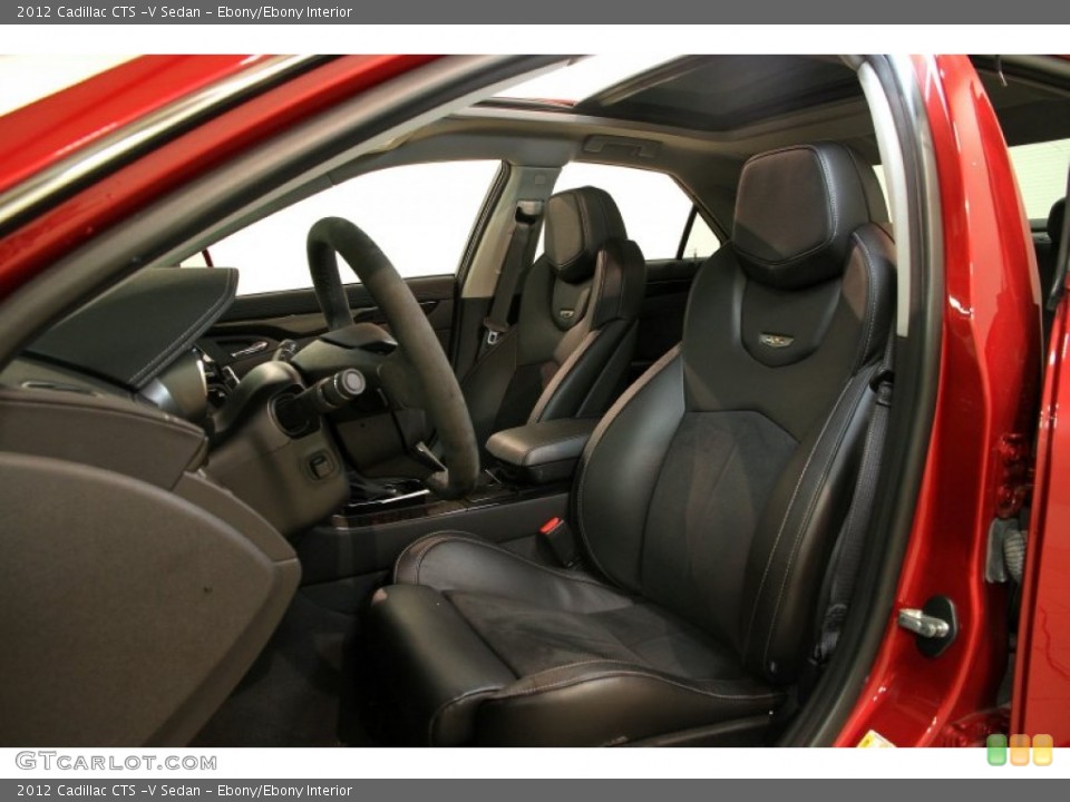 Ebony/Ebony Interior Photo for the 2012 Cadillac CTS -V Sedan #88147964