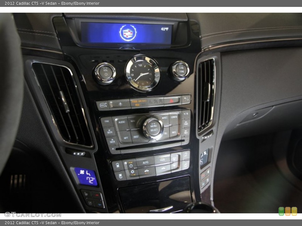 Ebony/Ebony Interior Controls for the 2012 Cadillac CTS -V Sedan #88148033