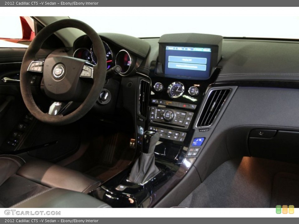 Ebony/Ebony Interior Dashboard for the 2012 Cadillac CTS -V Sedan #88148528
