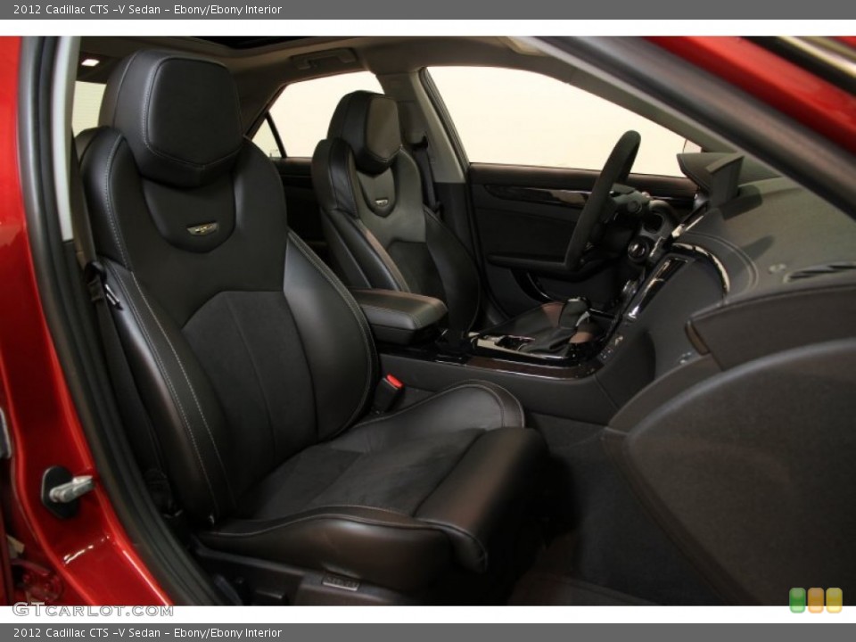 Ebony/Ebony Interior Front Seat for the 2012 Cadillac CTS -V Sedan #88148549