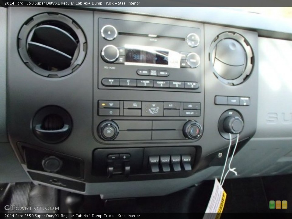 Steel Interior Controls for the 2014 Ford F550 Super Duty XL Regular Cab 4x4 Dump Truck #88148978