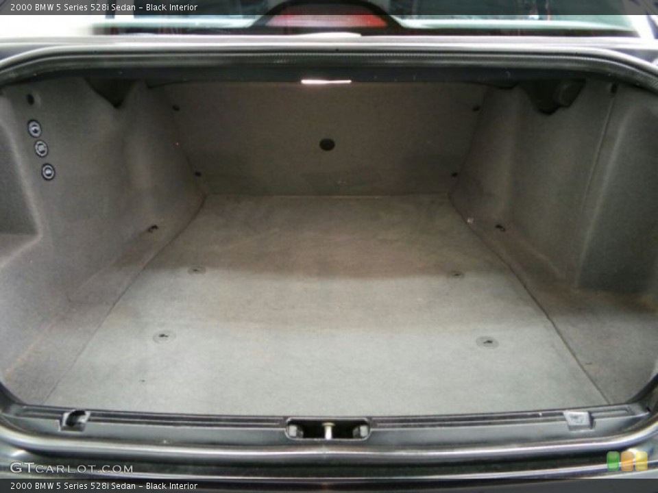 Black Interior Trunk for the 2000 BMW 5 Series 528i Sedan #88150487