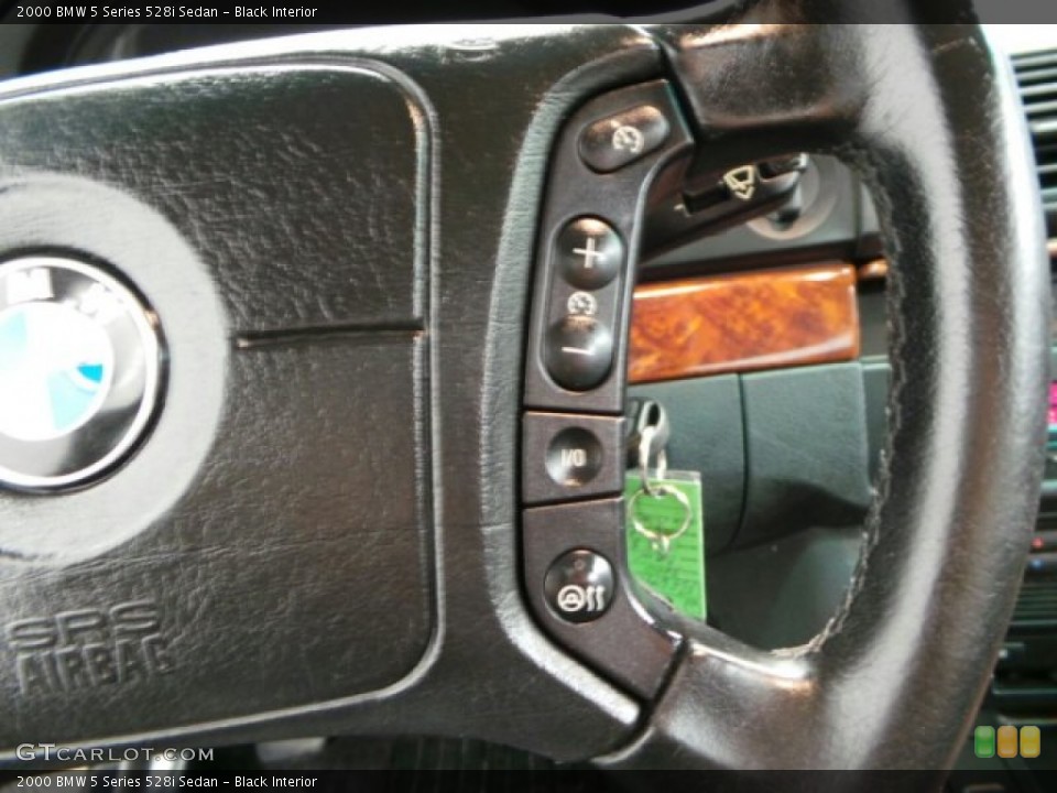 Black Interior Controls for the 2000 BMW 5 Series 528i Sedan #88150799