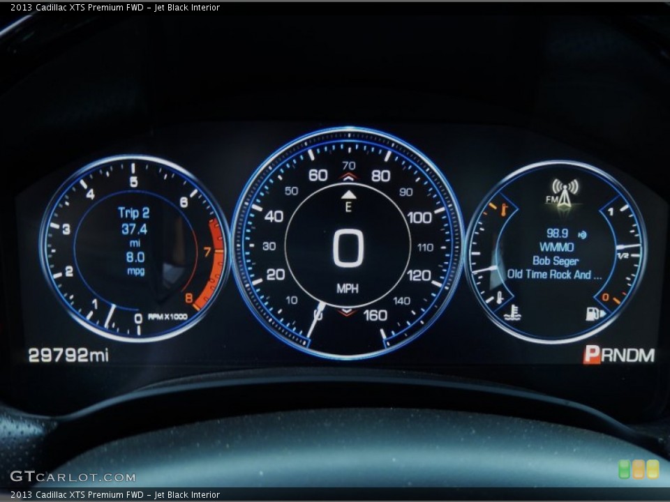 Jet Black Interior Gauges for the 2013 Cadillac XTS Premium FWD #88152485