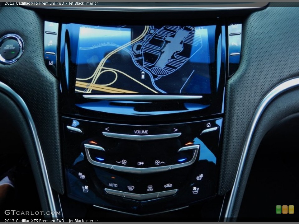 Jet Black Interior Navigation for the 2013 Cadillac XTS Premium FWD #88152506