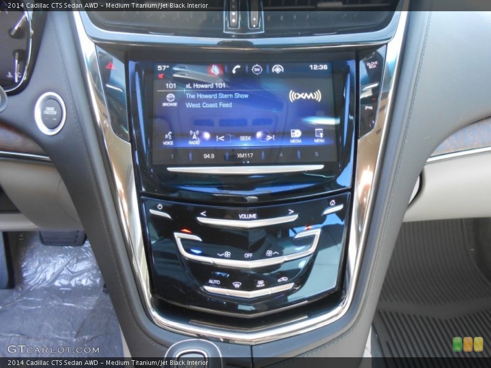Medium Titanium/Jet Black Interior Controls for the 2014 Cadillac CTS Sedan AWD #88152536