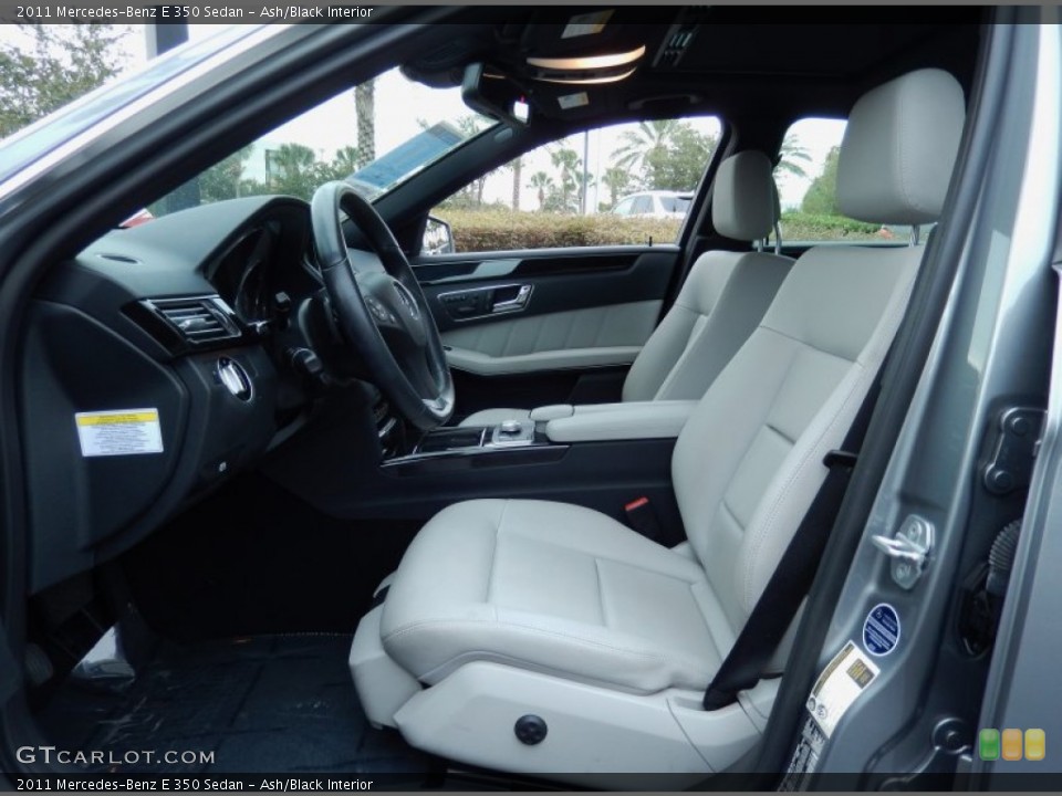 Ash/Black Interior Photo for the 2011 Mercedes-Benz E 350 Sedan #88154933