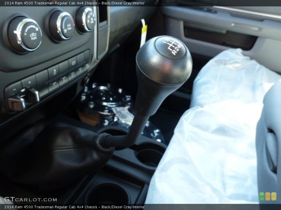 Black/Diesel Gray Interior Transmission for the 2014 Ram 4500 Tradesman Regular Cab 4x4 Chassis #88157636