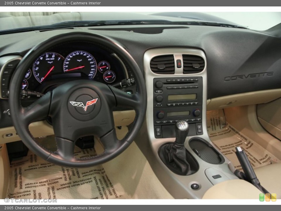 Cashmere Interior Dashboard for the 2005 Chevrolet Corvette Convertible #88161863