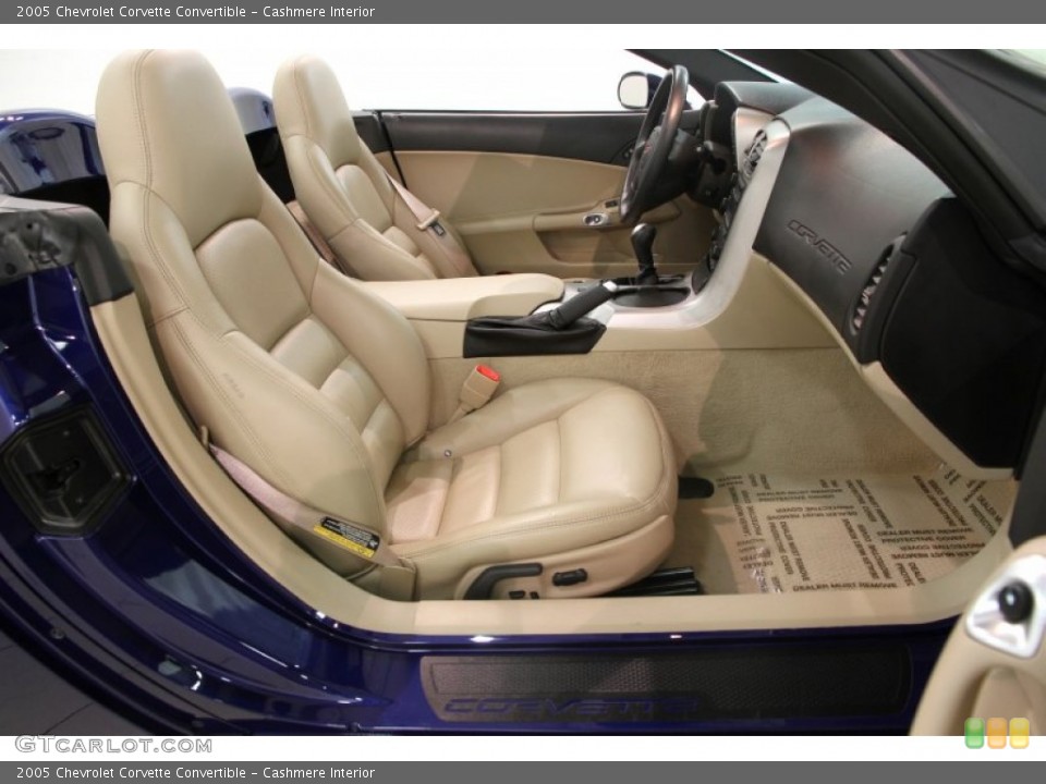 Cashmere Interior Front Seat for the 2005 Chevrolet Corvette Convertible #88162367