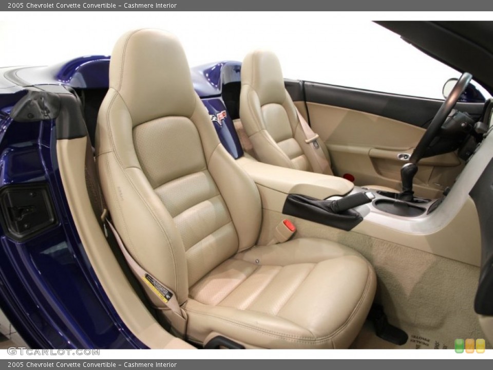 Cashmere Interior Front Seat for the 2005 Chevrolet Corvette Convertible #88162391