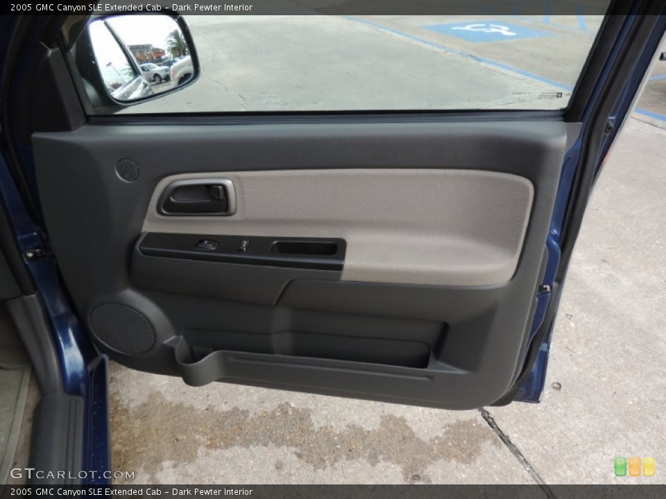 Dark Pewter Interior Door Panel for the 2005 GMC Canyon SLE Extended Cab #88165136