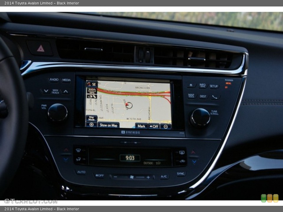 Black Interior Controls for the 2014 Toyota Avalon Limited #88166372