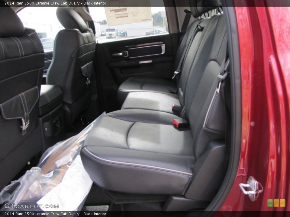 Black Interior Rear Seat for the 2014 Ram 3500 Laramie Crew Cab Dually #88167965