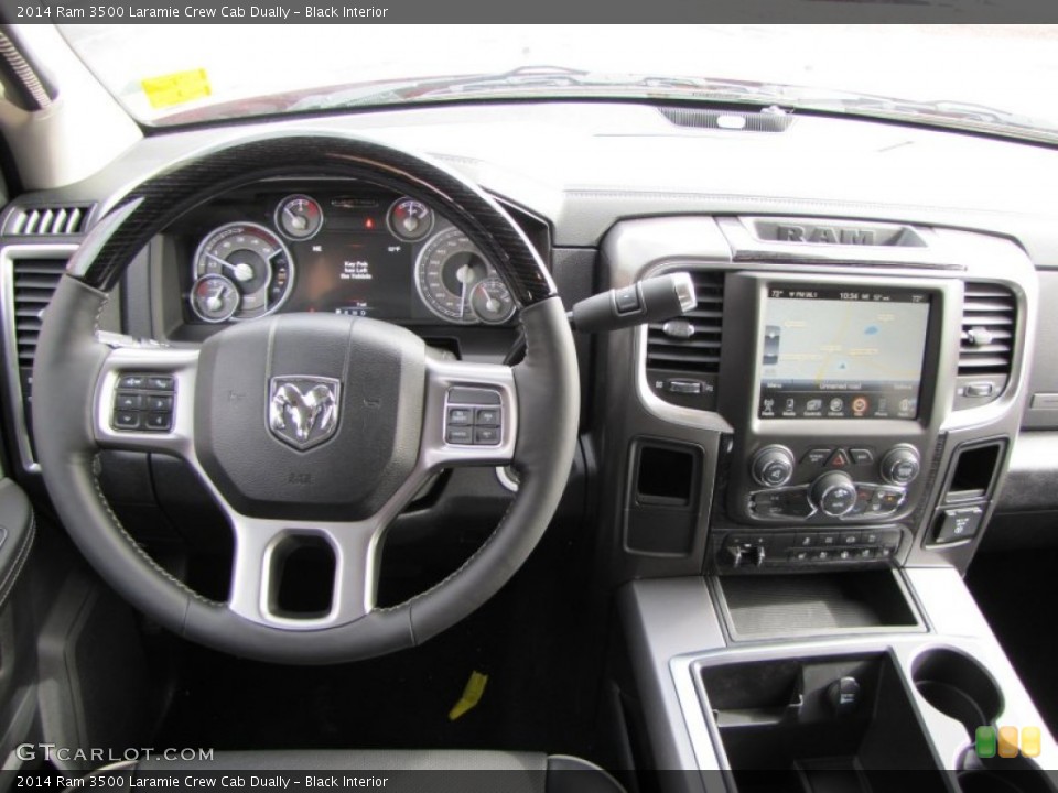 Black Interior Dashboard for the 2014 Ram 3500 Laramie Crew Cab Dually #88167989