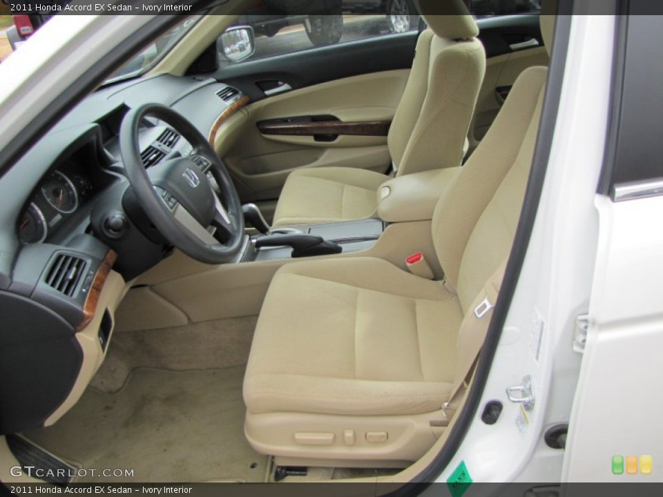 Ivory Interior Front Seat for the 2011 Honda Accord EX Sedan #88168022