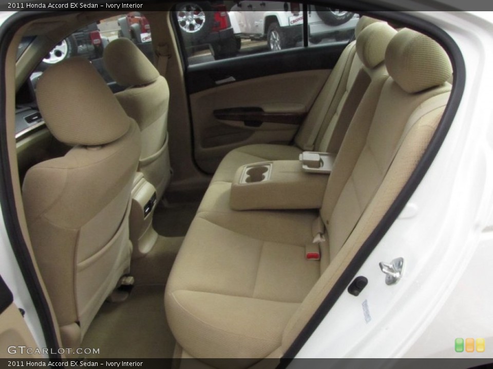 Ivory Interior Rear Seat for the 2011 Honda Accord EX Sedan #88168087