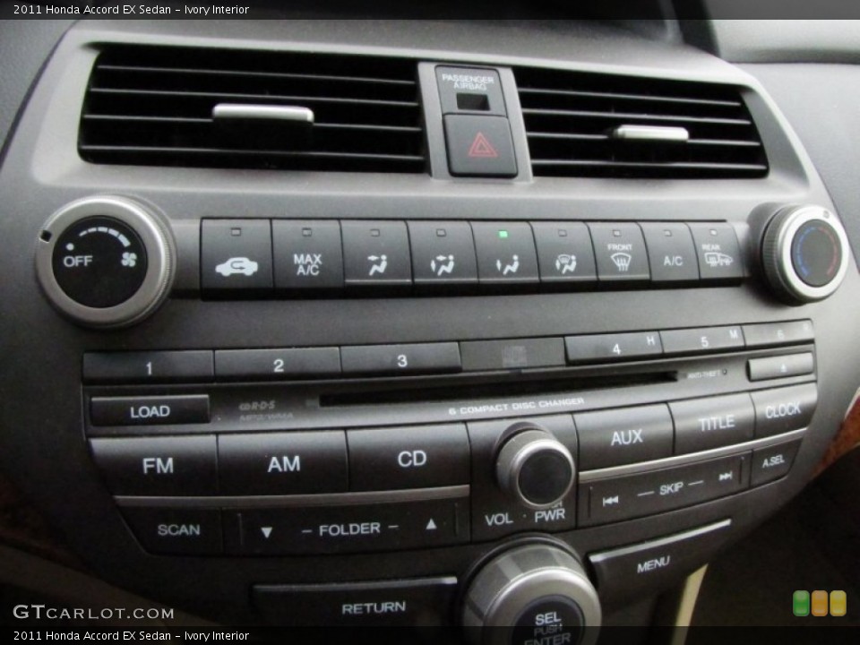 Ivory Interior Controls for the 2011 Honda Accord EX Sedan #88168250