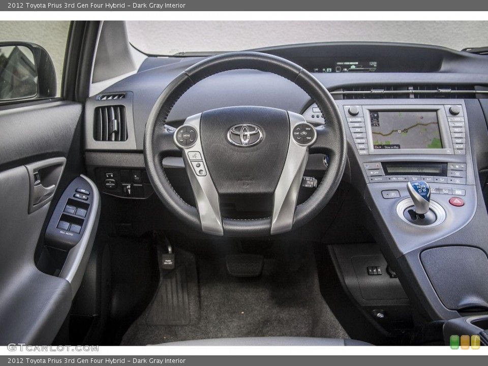 Dark Gray Interior Dashboard for the 2012 Toyota Prius 3rd Gen Four Hybrid #88168861