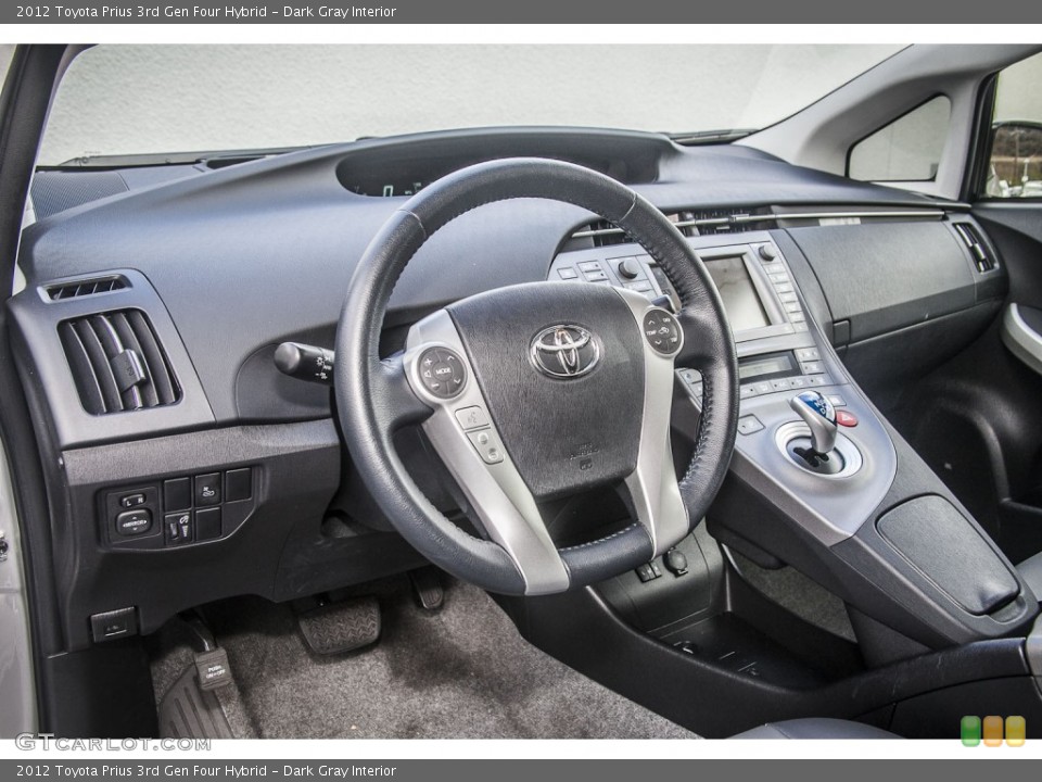 Dark Gray Interior Photo for the 2012 Toyota Prius 3rd Gen Four Hybrid #88169414
