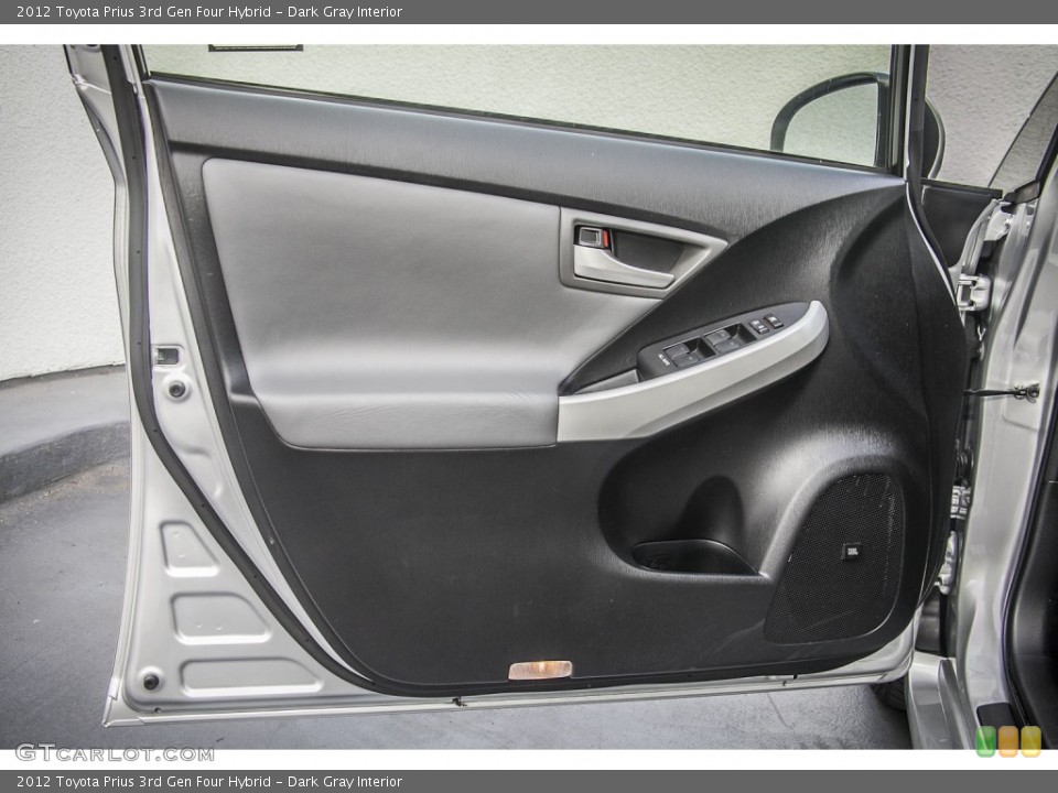 Dark Gray Interior Door Panel for the 2012 Toyota Prius 3rd Gen Four Hybrid #88169456