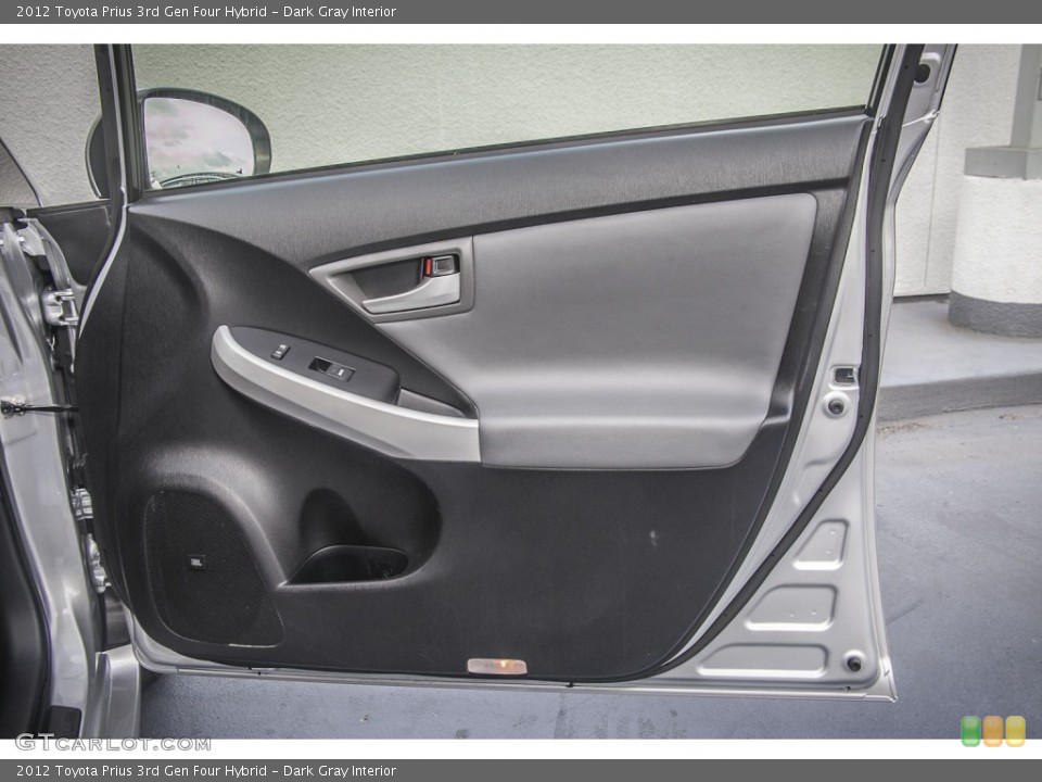 Dark Gray Interior Door Panel for the 2012 Toyota Prius 3rd Gen Four Hybrid #88169629