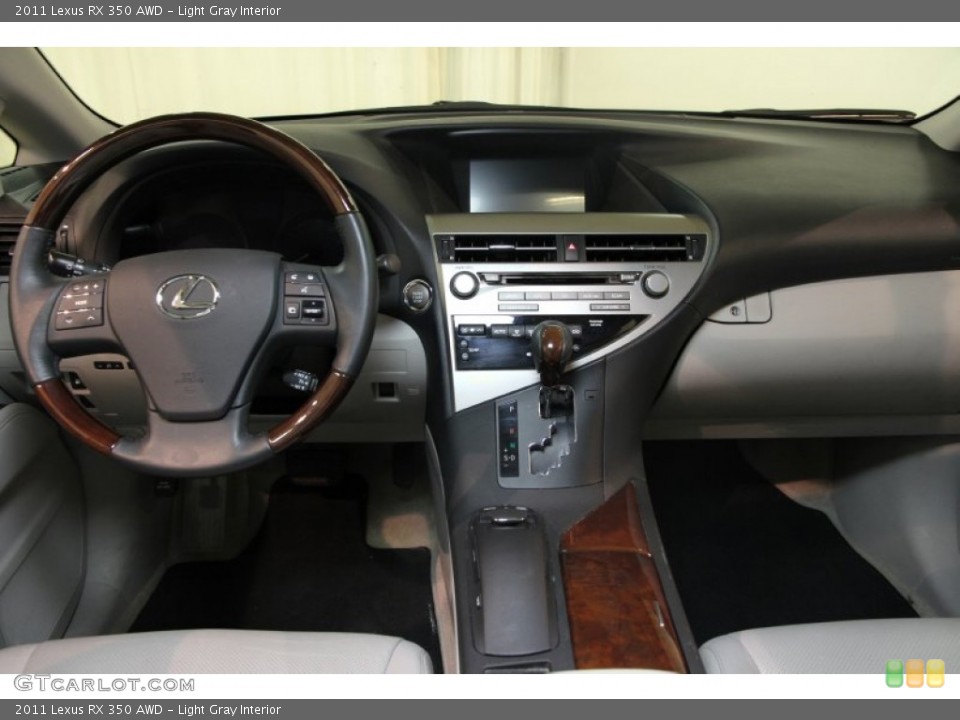 Light Gray Interior Dashboard for the 2011 Lexus RX 350 AWD #88171604