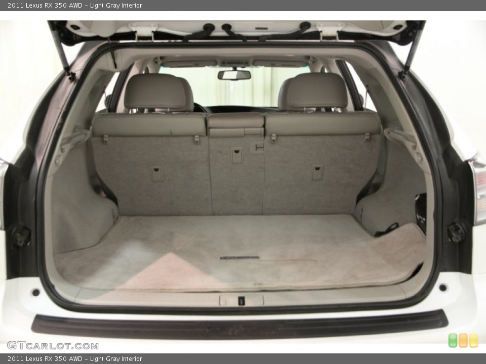 Light Gray Interior Trunk for the 2011 Lexus RX 350 AWD #88171625