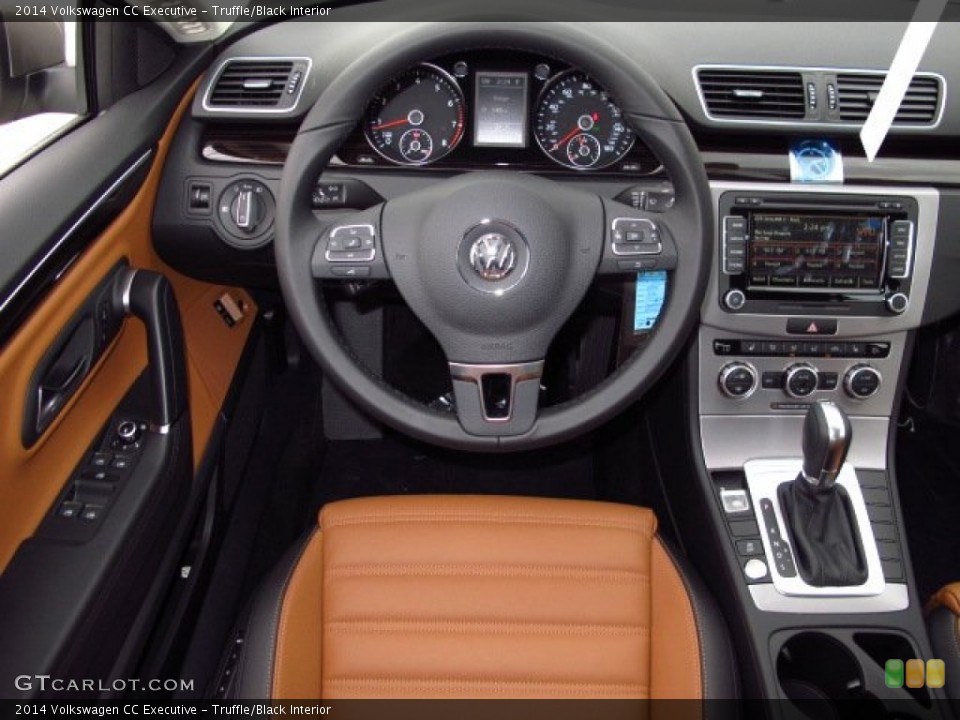 Truffle/Black Interior Dashboard for the 2014 Volkswagen CC Executive #88177478