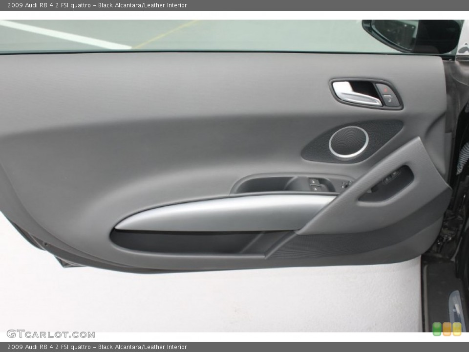 Black Alcantara/Leather Interior Door Panel for the 2009 Audi R8 4.2 FSI quattro #88180211