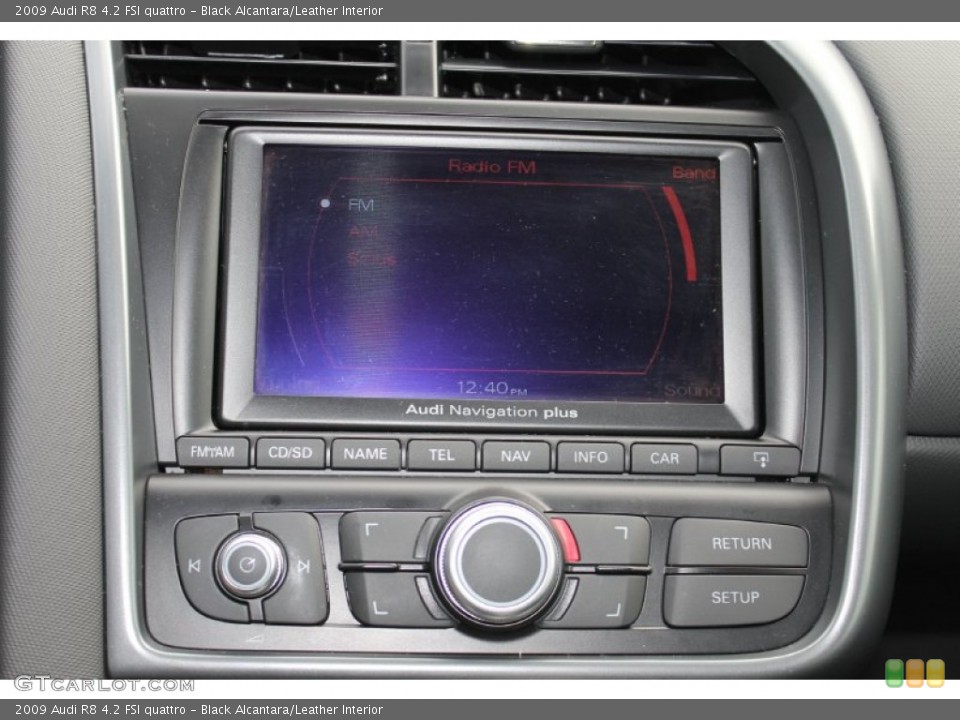 Black Alcantara/Leather Interior Controls for the 2009 Audi R8 4.2 FSI quattro #88180321