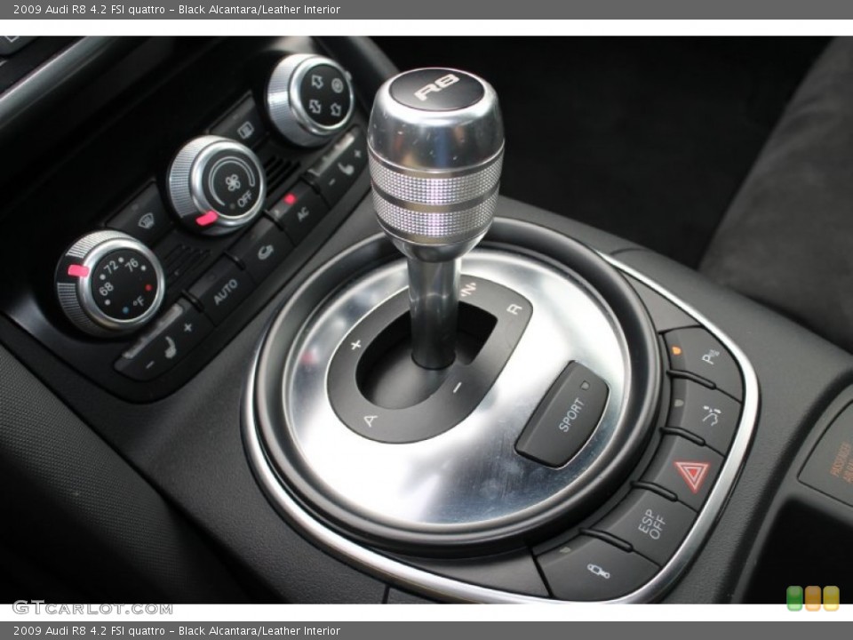 Black Alcantara/Leather Interior Transmission for the 2009 Audi R8 4.2 FSI quattro #88180424