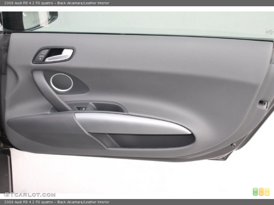 Black Alcantara/Leather Interior Door Panel for the 2009 Audi R8 4.2 FSI quattro #88180487