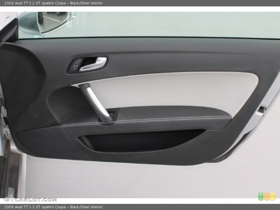 Black/Silver Interior Door Panel for the 2009 Audi TT S 2.0T quattro Coupe #88180943