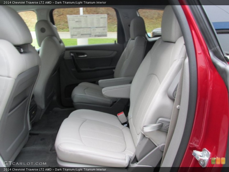 Dark Titanium/Light Titanium Interior Rear Seat for the 2014 Chevrolet Traverse LTZ AWD #88183703