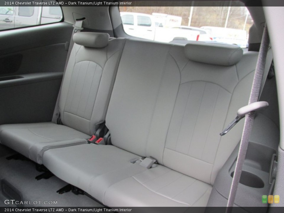 Dark Titanium/Light Titanium Interior Rear Seat for the 2014 Chevrolet Traverse LTZ AWD #88183715