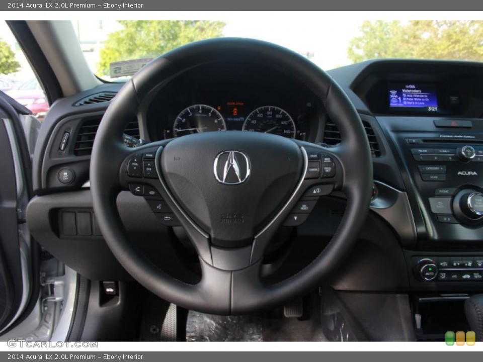 Ebony Interior Steering Wheel for the 2014 Acura ILX 2.0L Premium #88186880