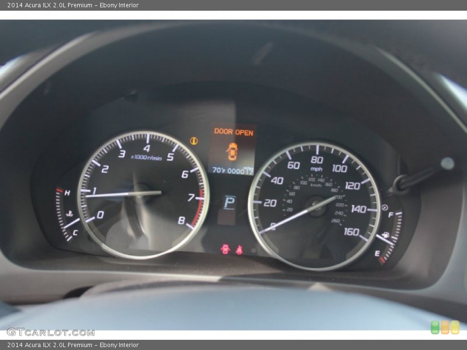 Ebony Interior Gauges for the 2014 Acura ILX 2.0L Premium #88186928