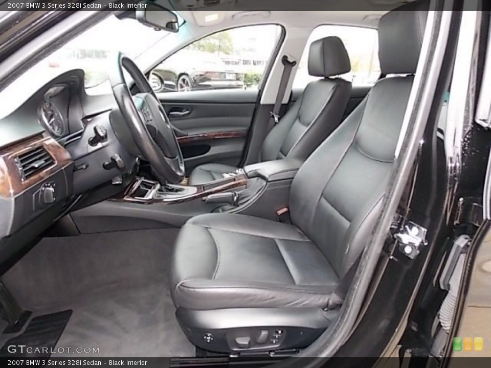 Black Interior Photo for the 2007 BMW 3 Series 328i Sedan #88193913