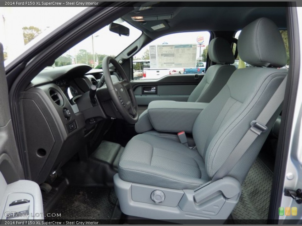 Steel Grey Interior Front Seat for the 2014 Ford F150 XL SuperCrew #88194036