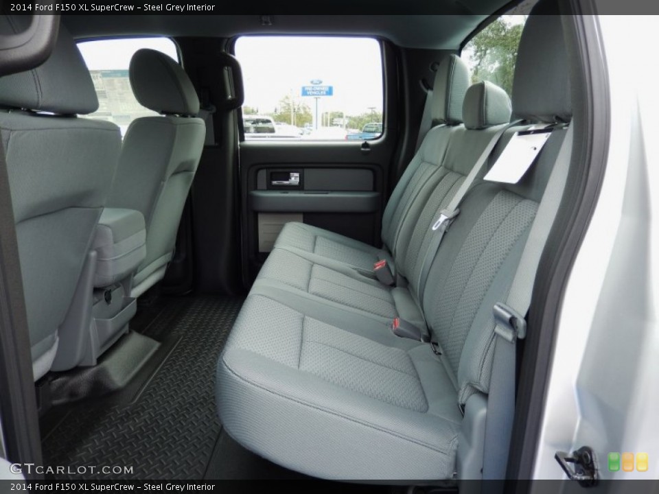 Steel Grey Interior Rear Seat for the 2014 Ford F150 XL SuperCrew #88194063