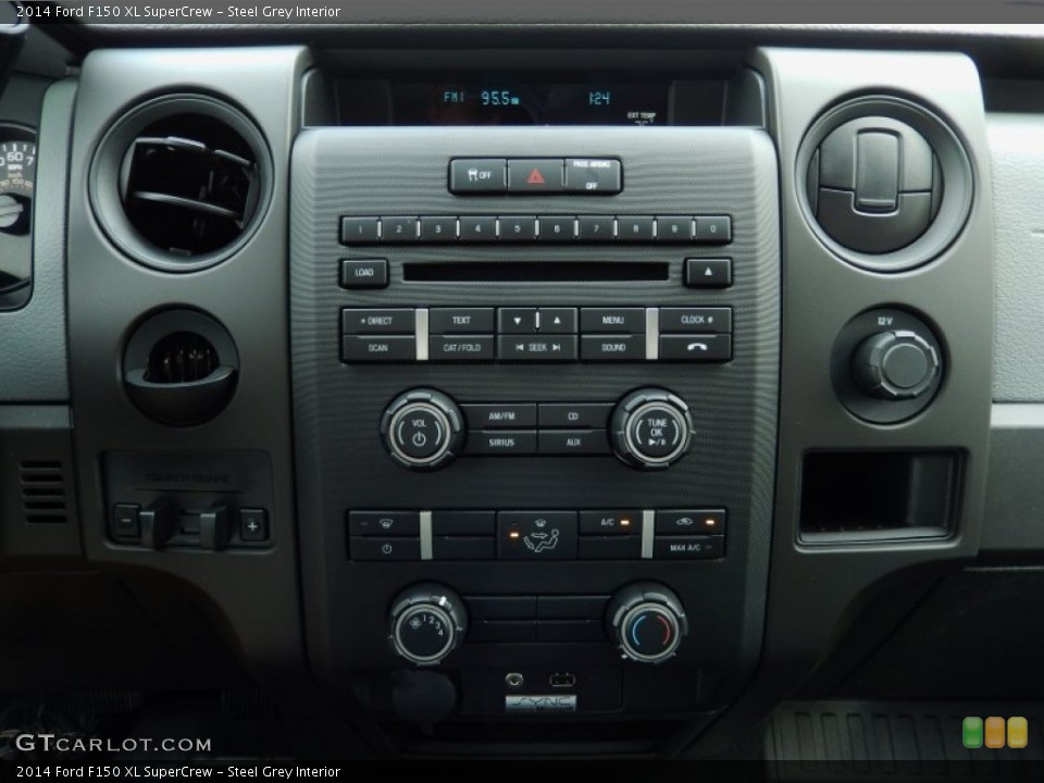 Steel Grey Interior Controls for the 2014 Ford F150 XL SuperCrew #88194144