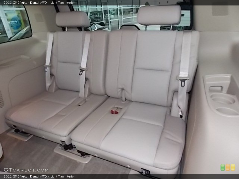Light Tan Interior Rear Seat for the 2011 GMC Yukon Denali AWD #88195479