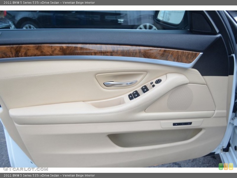 Venetian Beige Interior Door Panel for the 2011 BMW 5 Series 535i xDrive Sedan #88195515