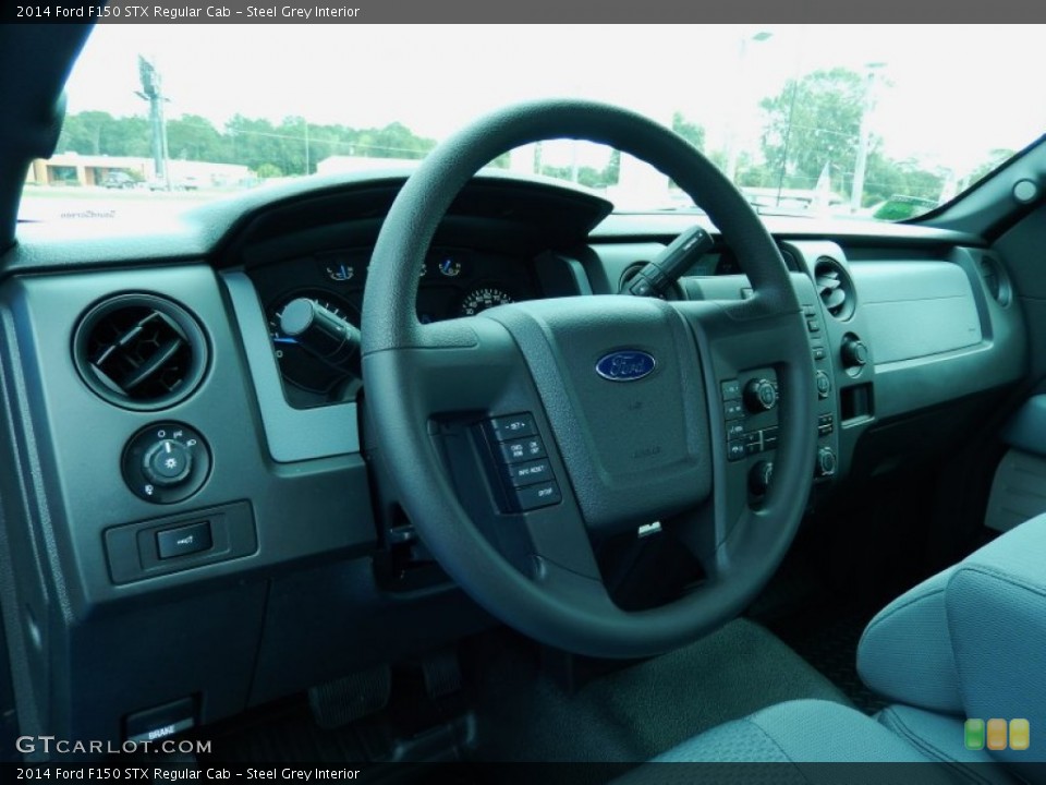 Steel Grey Interior Dashboard for the 2014 Ford F150 STX Regular Cab #88195659